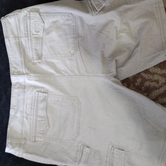 Men's Iron Company Stretch Cargo Shorts size 36 khaki - Picture 4 of 4